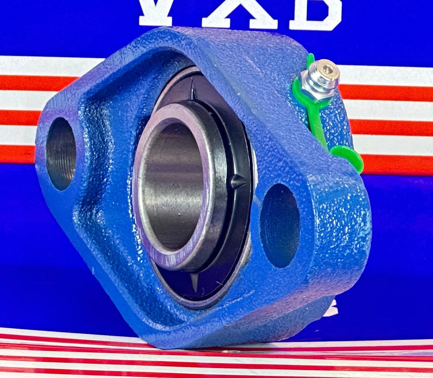 1 Bearing UCFL205-16 + 2 Bolts Flanged Cast Housing Mounted Bearings - VXB Ball Bearings