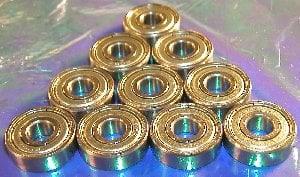 10 Shielded Bearing 1603ZZ 5/16x7/8x9/32 inch Miniature Bearings - VXB Ball Bearings