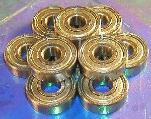 10 Shielded Bearing 1622ZZ 9/16x1 3/8x7/16 inch - VXB Ball Bearings