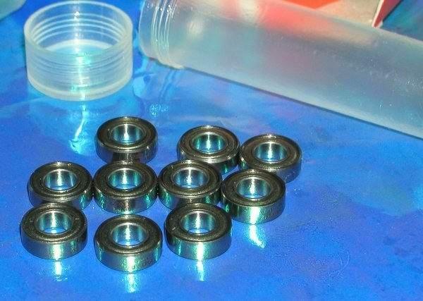 10 Shielded Bearing R166ZZ 3/16x3/8x1/8 inch 3/16 Inch Bearings - VXB Ball Bearings