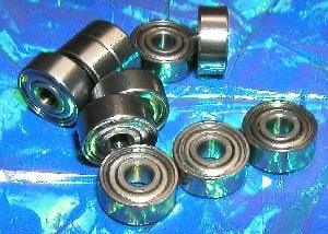 10 Shielded Bearing R3ZZ 3/16x1/2x0.196 inch Miniature Bearings - VXB Ball Bearings