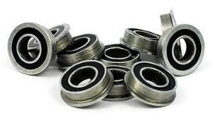 100 Flanged Unground Sealed F688-2RS Bearing 8x16x5 Miniature Bearings - VXB Ball Bearings