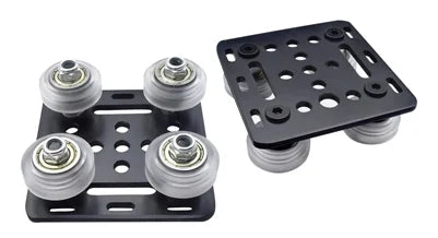 1000mm (39inch) Aluminum V-Slot Extrusion 2020 Profile with Bearing Guide Wheels - VXB Ball Bearings