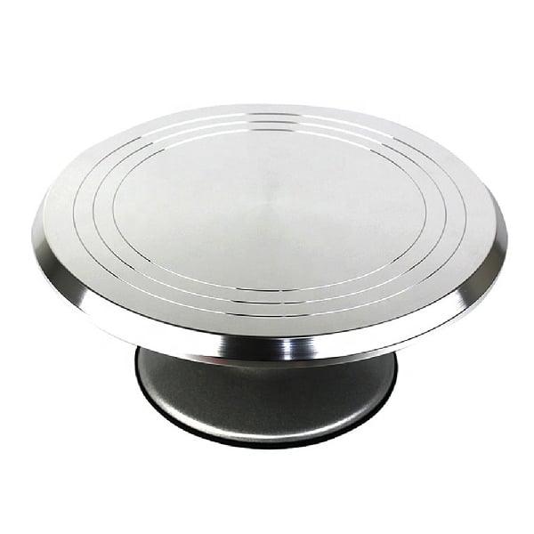 12" Inch Dia. Aluminum Cake stand Lazy Susan Turntable Bearing - VXB Ball Bearings