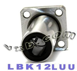 12mm Long Square Flanged Bushing Linear Motion - VXB Ball Bearings