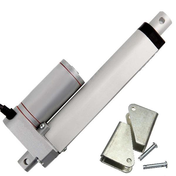 16 Inch Stroke 1000N 225 lbs DC 12 Volt Linear Actuator with mounting brackets - VXB Ball Bearings