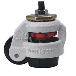 2.36" inch Adjustable Height Floor Lock Heavy Duty Caster Wheel 60mm with M12 Threaded stem - VXB Ball Bearings