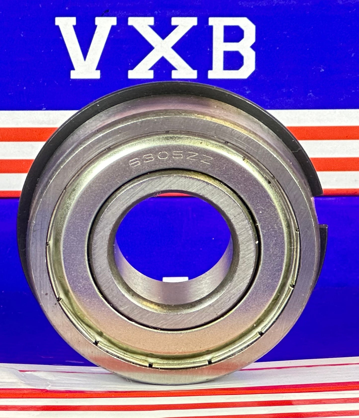 6305ZZNR Shielded Bearing with snap ring groove + a snap ring 25x62x17