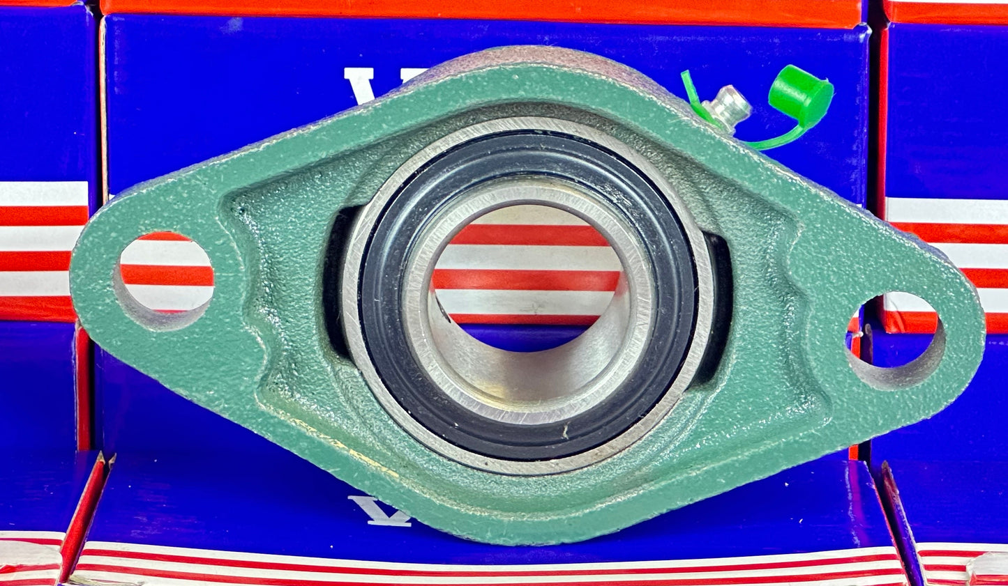 1 1/4 Inch Bearing UCFL206-20 with 2 Bolts Flanged Cast Housing Mounted Bearing
