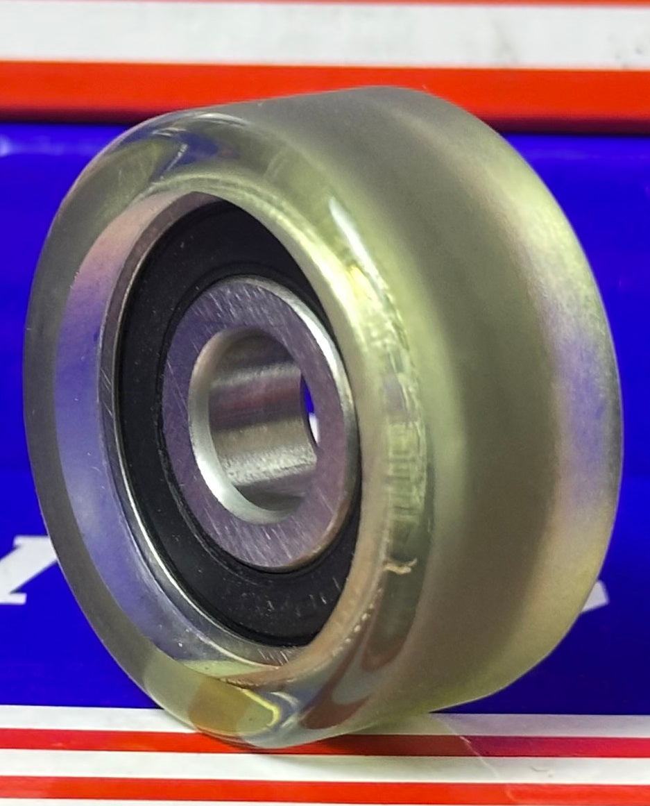 PU10x36x16-2rs Polyurethane Rubber Bearing with tire 10x36x16mm Sealed Miniature