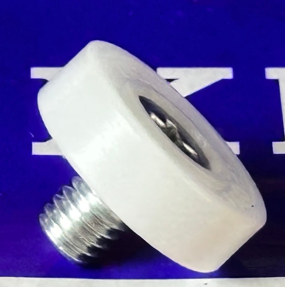Flat Nylon Ball Bearing with 19mm White Plastic Tire for sliding doors and windows