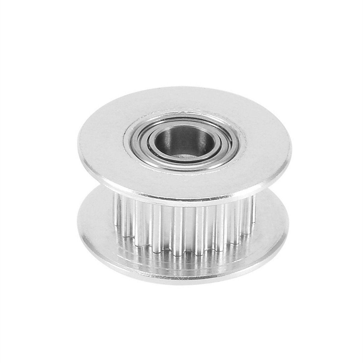3mm Bore 6mm wide 20 Teeth Idler Pulley Aluminum With / Bearing for 3D Printer​ - VXB Ball Bearings