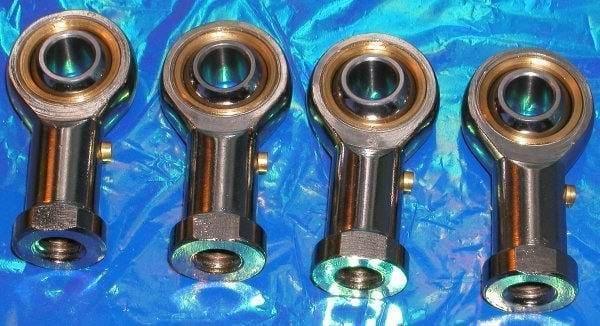 4 Female Rod End Heim Joints 8mm PHS8 2 Right Hand 2 Left Hand - VXB Ball Bearings