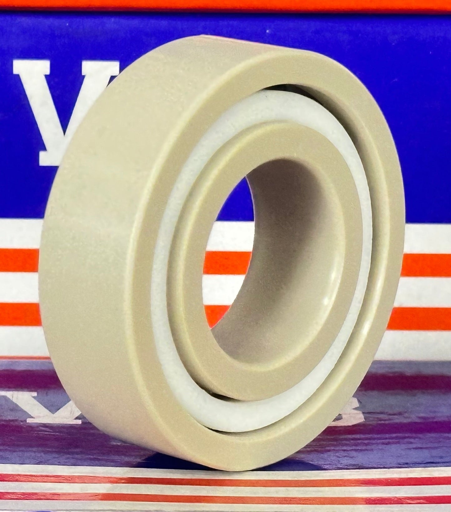 PEEK 6205 Ball Bearing PTFE cage Si3N4 Ceramic Balls 25x52x15