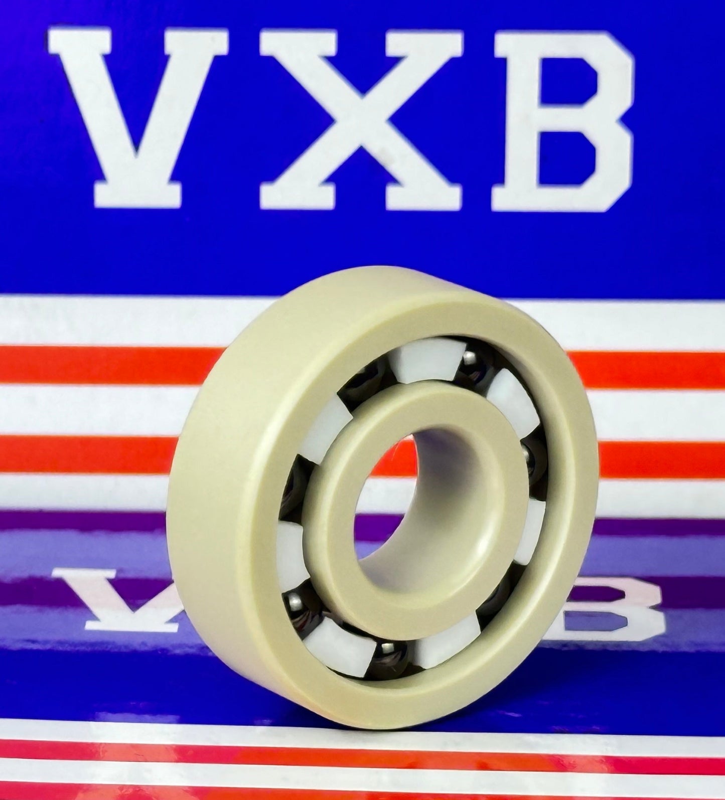 PEEK 6201 Ball Bearing PTFE cage Si3N4 Ceramic Balls 12x32x10