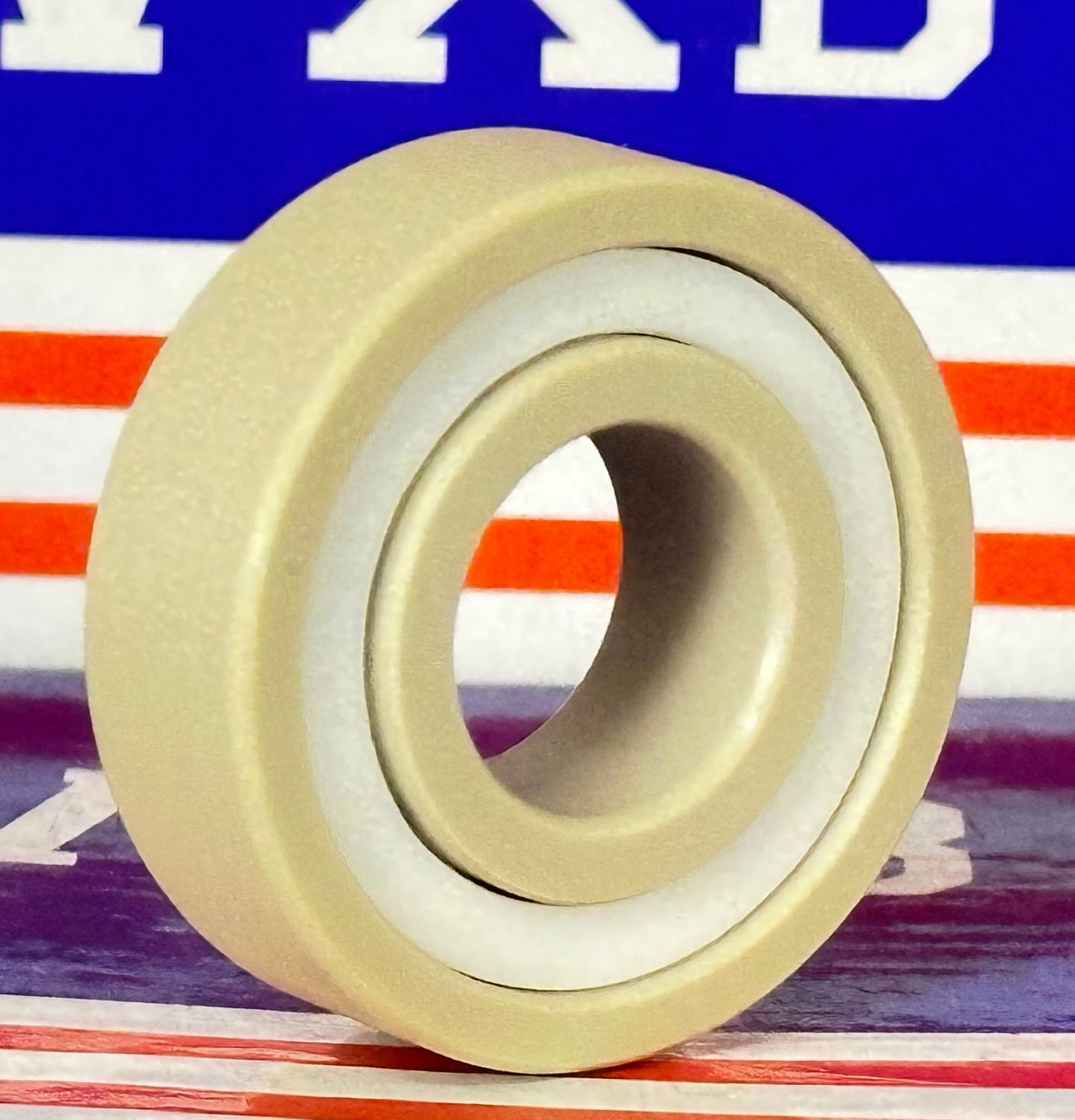 PEEK 6202 Ball Bearing PTFE cage Si3N4 Ceramic Balls 15x35x11