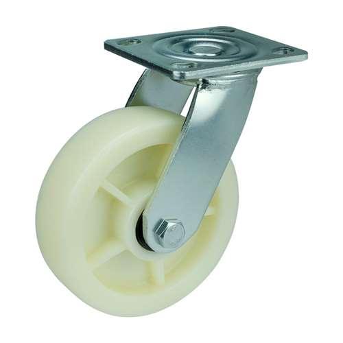 5" Inch Heavy Duty Caster Wheel 617 pounds Swivel co-polypropylene Top Plate - VXB Ball Bearings