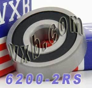 6200-2RS Bearing 10x30x9 Sealed - VXB Ball Bearings