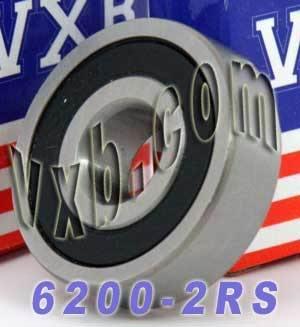 6200-2RS Bearing 10x30x9 Sealed - VXB Ball Bearings