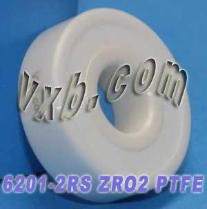 6201-2RS Full Ceramic Sealed Bearing 12x32x10 ZrO2 - VXB Ball Bearings