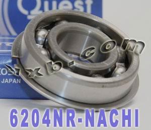 6204NR Nachi Bearing Open C3 Snap Ring Japan 20x47x14 - VXB Ball Bearings