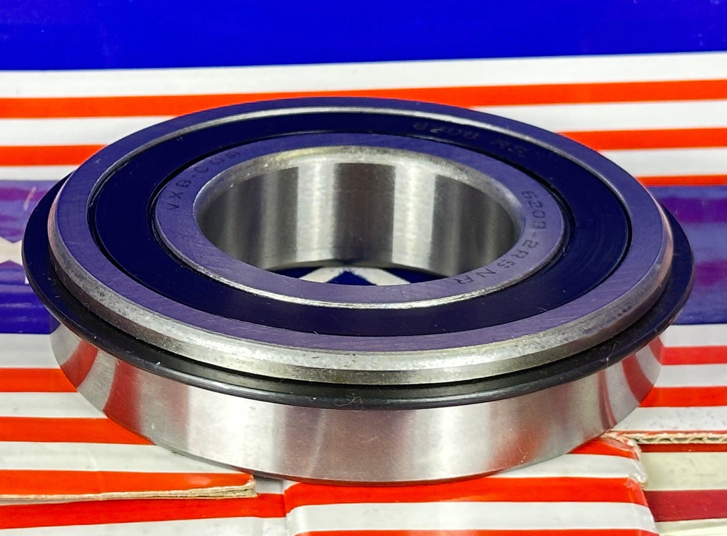 6208-2RSNR Sealed Bearing with Snap Ring 40x80x18 - VXB Ball Bearings