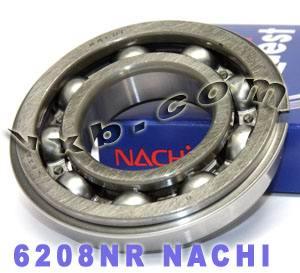 6208NR Nachi Open Bearing C3 Snap Ring Japan 40x80x18 - VXB Ball Bearings