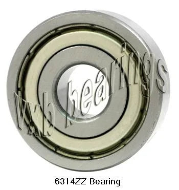 6314ZZ Bearing Deep Groove 6314ZZ - VXB Ball Bearings