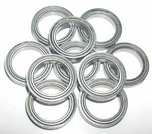 6702ZZ 15x21x4 Shielded Bearing Pack of 10 - VXB Ball Bearings