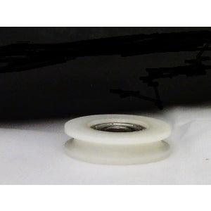 6mm Bore Bearing with 26.5mm Round Nylon Pulley U Groove Track Roller Bearing 6x26.5x9mm - VXB Ball Bearings