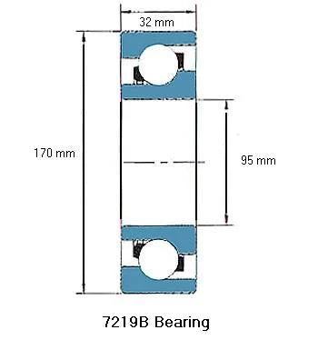 7219B Bearing Angular contact 7219B - VXB Ball Bearings