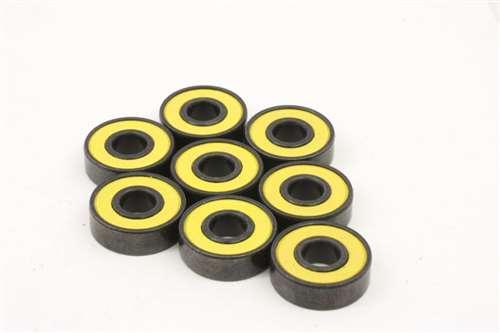8 Sealed Skateboard Bearing Black - VXB Ball Bearings