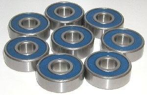 8 Skateboard Bearing Bronze Cage Sealed - VXB Ball Bearings
