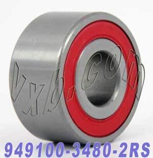 949100-3480 2RS Bearing 15x38x19 Sealed - VXB Ball Bearings