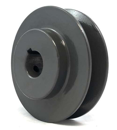 BK50-5/8" Inch Bore Solid Pulley with 5" OD for V-belts cast iron size 4L, 5L - VXB Ball Bearings