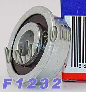 F1232 Unground Flanged Full Complement Bearing 3/8x1x7/16 Inch - VXB Ball Bearings