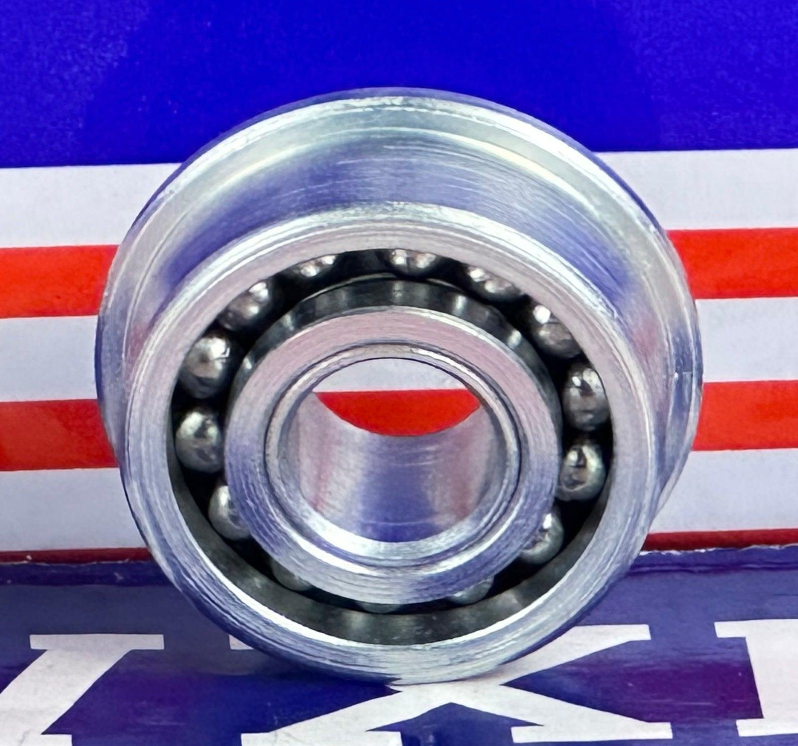 F1232 Unground Flanged Full Complement Bearing 3/8x1x7/16 Inch - VXB Ball Bearings