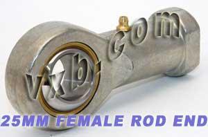 Female Rod End 25mm PHS25 Right hand Bearing - VXB Ball Bearings