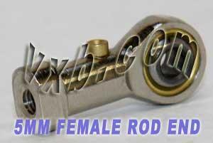 Female Rod End 5mm PHS5L Left hand Bearing - VXB Ball Bearings