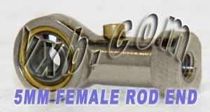 Female Rod End 5mm PHS5L Left hand Bearing - VXB Ball Bearings