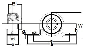 FHPPZ203-11-IL Pillow Block Pressed Steel 11/16 Inch Bearing - VXB Ball Bearings