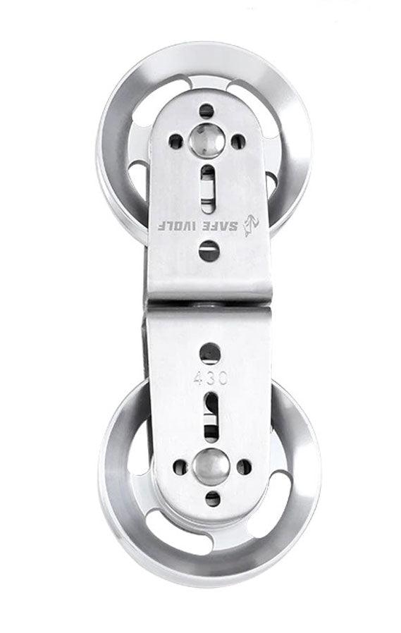 Fitness Double Pulley for DIY Home Gym Cable Machine Double Wheel Bearing Pulley 12x88x15mm - VXB Ball Bearings