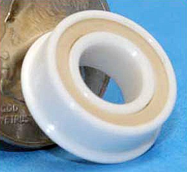 Flanged PTFE Sealed Miniature Ball Bearing 4x8x3 Pack of 10 - VXB Ball Bearings