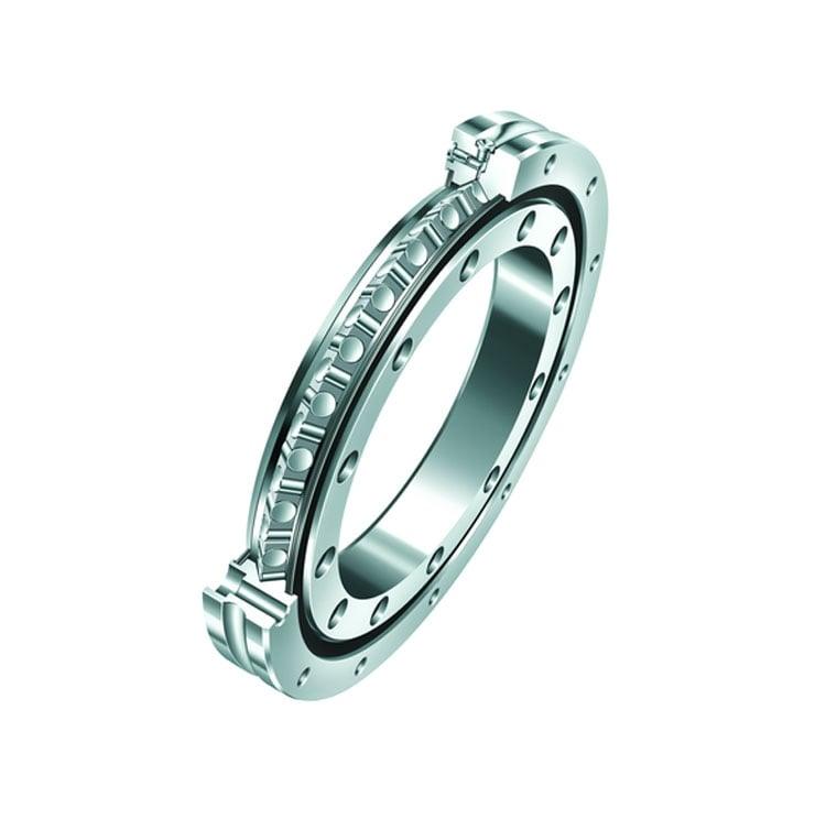 Four-Point Contact Ball Slewing Ring Crossed Roller Bearing, Without Gear Teeth Lamellar seals on both sides - VXB Ball Bearings