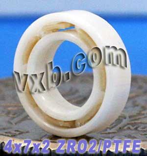 Full Ceramic Bearing 4x7x2 ZrO2 Zirconium oxide - VXB Ball Bearings
