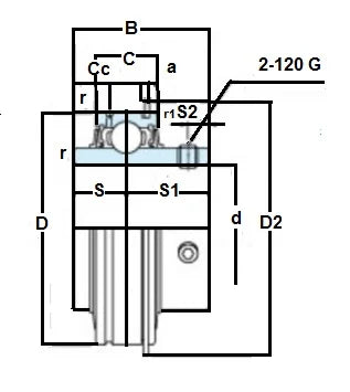 FYH Bearing Insert ER212-39 2 7/16 inch Bore Mounted Bearings - VXB Ball Bearings