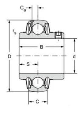 FYH Bearing UCX1444G5 2 3/4 Axle Insert Mounted Bearings - VXB Ball Bearings