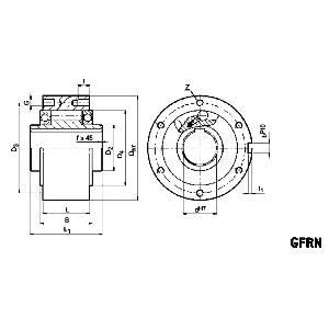 GFRN15 15mm Bore one Way Clutch with Keyway 15x68x52mm - VXB Ball Bearings