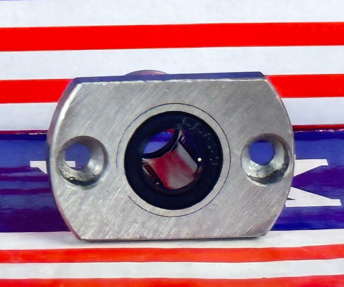 LMH8UU 8mm Flanged Ball Bushing CNC Linear Motion 8x15x24mm - VXB Ball Bearings