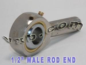Male Rod End 1/2" inch Right Hand POSB8 Bearing - VXB Ball Bearings